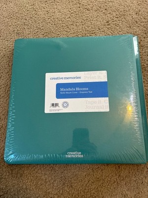 Creative Memories 12x12 Foiled Album Mandala Blooms Floral Cover