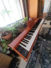 Donner DEP-1S Digital Piano Keyboard With Stand Sustain Pedal Wood Grain Design