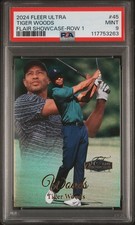 2023 UPPER DECK FLEER ULTRA FLAIR SHOWCASE ROW 1 #45 TIGER WOODS PSA 9