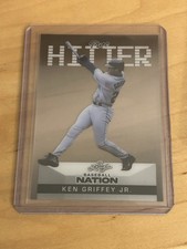 2025 Leaf Baseball Nation Ken Griffey Jr. Pure Hitter Base PB-19 Clear #12/15