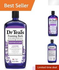 34 oz Dr Teal  s Foaming Bath with Pure Epsom Salt  Lavender   Stress Relief