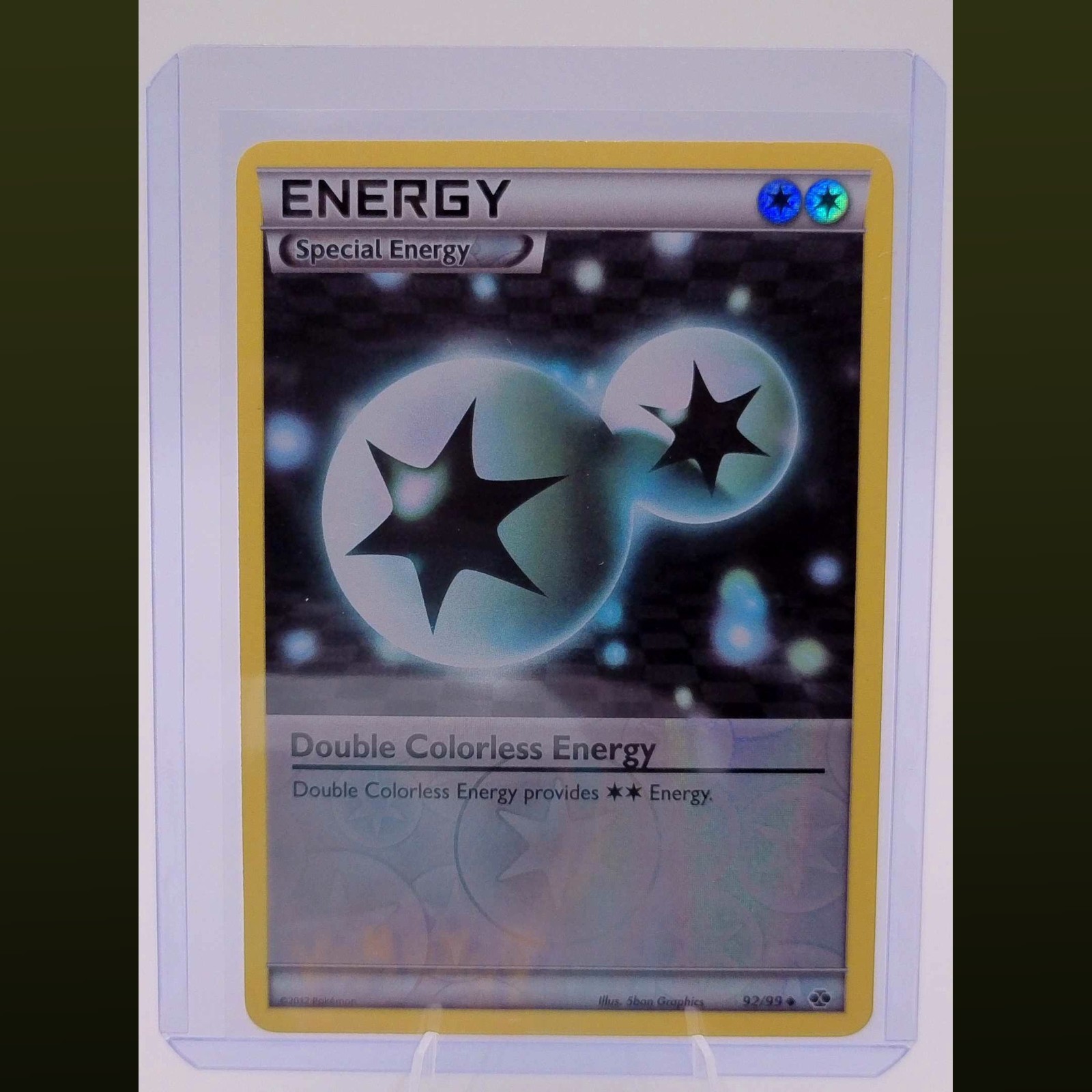 2012 POKEMON NEXT DESTINIES DOUBLE COLORLESS ENERGY 92/99 REVERSE HOLO UNCOMMON