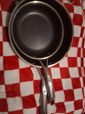 Henckels Paradigm  2 Piece Skillets Tri-ply Stainless Steel 3Layer Nonstick Used