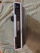 Sylvania SCR2713-CS10 Under Cabinet CD Player AM/FM Bluetooth Stereo Silver