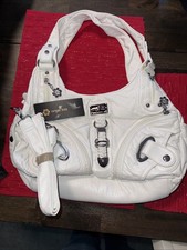 Borsa a mano vintage bianca grande capacità HighStreet in pelle tascabile LEGGI 👇