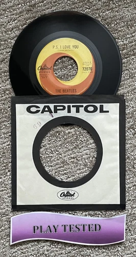 The Beatles 45 rpm: Canada - Love Me Do / P.S. I Love You 72076 TESTED