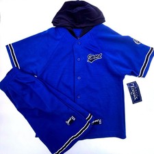 Basic Editions Boys Royal Blue Sport Jersey Hooded Shirt Shorts Set NWT Size 12