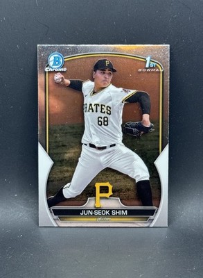 2023 Bowman Chrome 1st Jun-Seok Shim BCP 153 Pirates