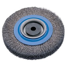 Walter 13B185 8x3/4x1-1/4 Crimped Wire Wheel Brush w/ Reducer Bushing Set SS/ALU