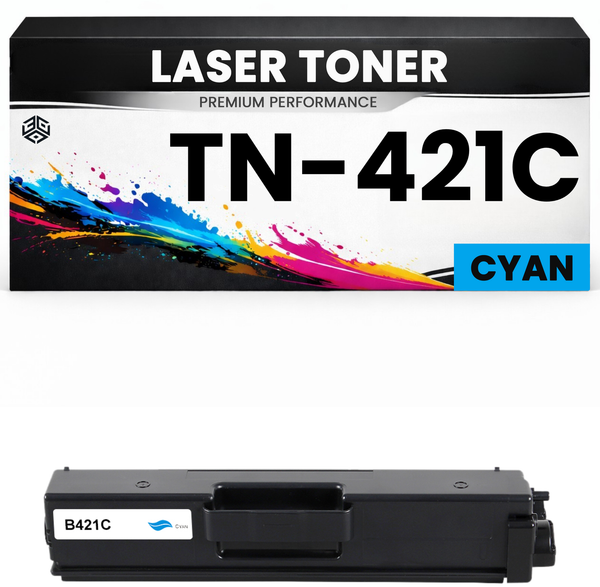 Toner TN-421C Cyan FüR Brother Kompatibel TN421C Premium Alternative GüNstig Dcp-image