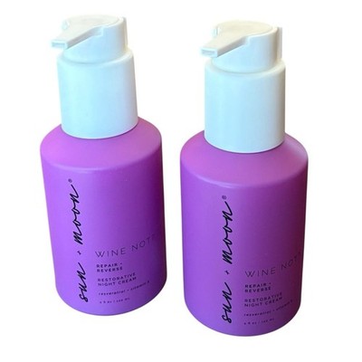 Sun + Moon Wine Not Repair + Reverse Restorative Night Cream Resveratrol