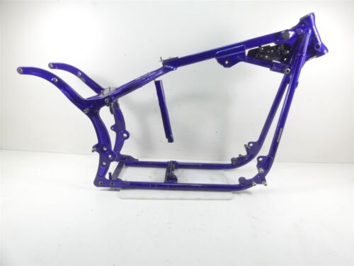 2004 Harley Softail FXSTD SE CVO Deuce Straight Blue Frame Chassis 46966-04BKO - Picture 1 of 12