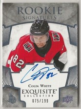 2017-18 Exquisite Collection Rookie Signatures Auto #ERSCW Colin White 075/199