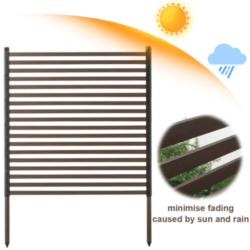 3FT W X 4FT H Metal Outdoor Privacy Screen Privacy Screen Fence for Garden Patio - Picture 6 of 12