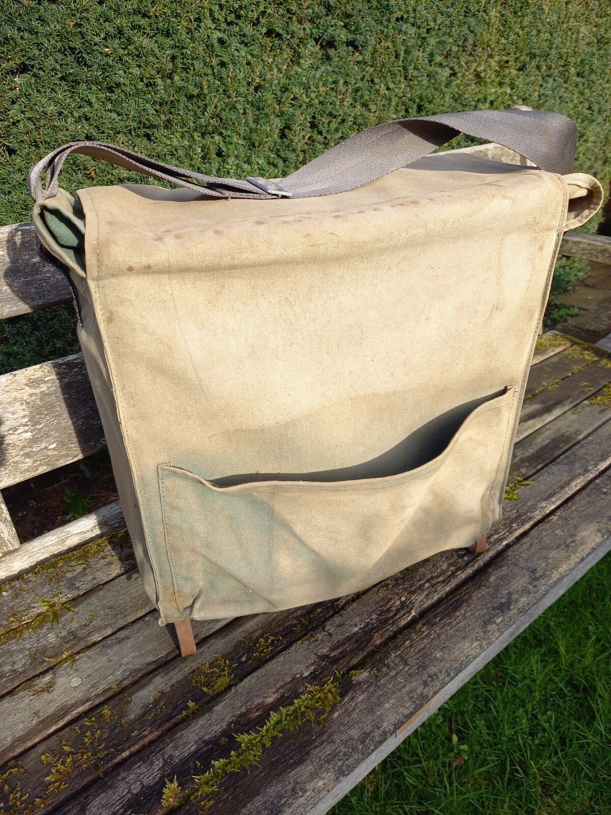 Vintage Efgeeco Fishing Tackle Box Seat Creel, faded green fabric. eBay
