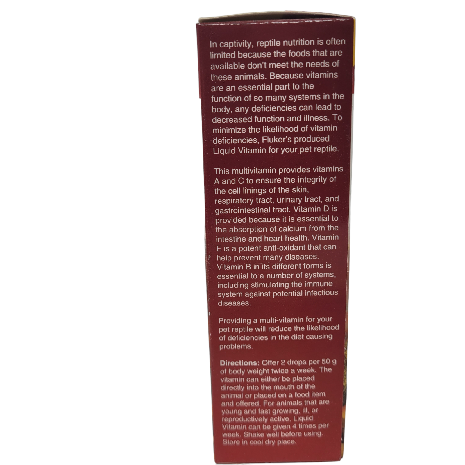 Fluker's Liquid Vitamin Supplement for all Reptiles 1.7 fl oz (50 mL