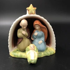 Lipper & Mann 1950s Nativity Christmas 1950s Japan Ceramic Holy Family Vintage