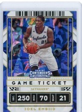 2020 Panini Contenders Draft Picks Basketball Cracked Ice #15 Joel Embiid #12/23