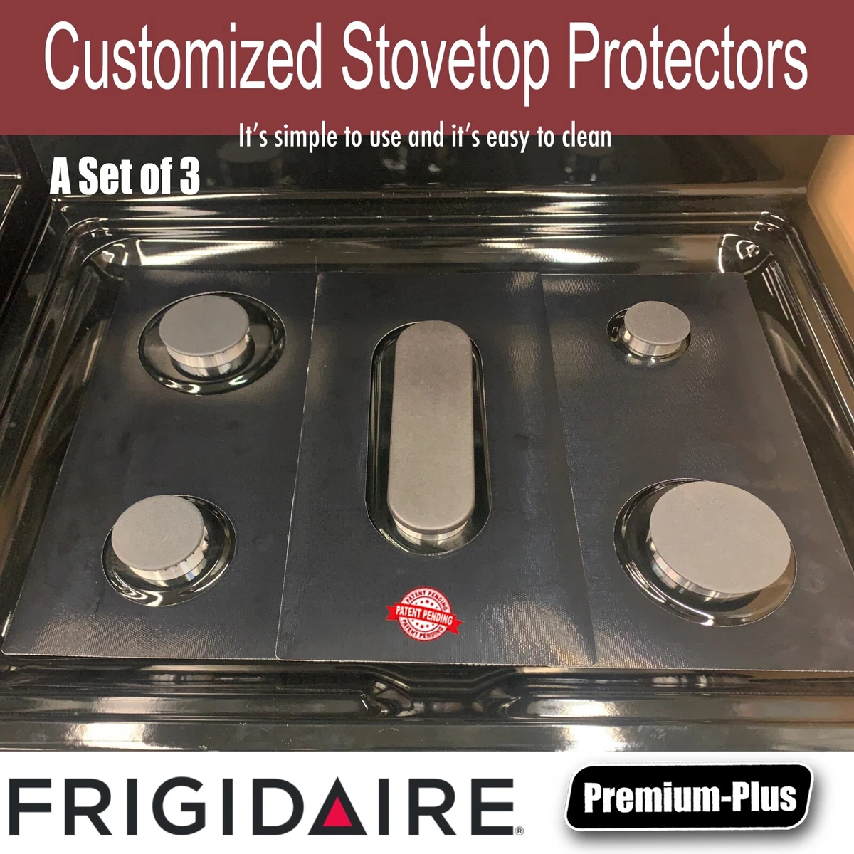 Whirlpool Stove Protectors, Custom cut to fit your Stove, Lifetime