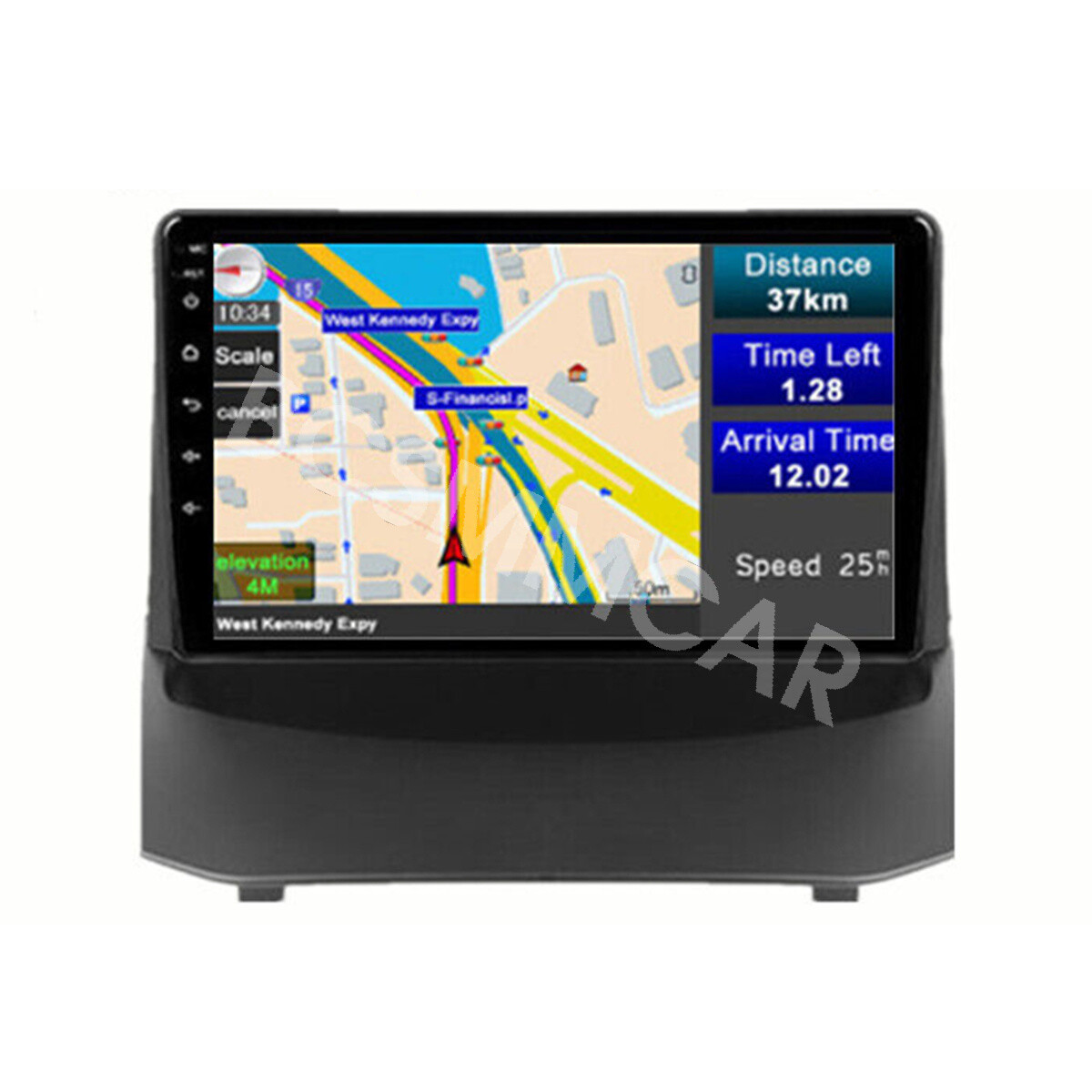 Fit For Ford Fiesta 2009-2016 For Apple CarPlay Android Auto Stereo Radio GPS BT
