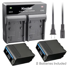 Kastar Battery Rapid Charger for Sony NP-F990PRO CN-216 CN-304 LED Video Light