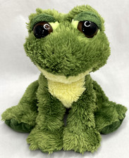 Plush Stuffed Animal Aurora Frog Green 8in.