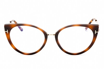 TOM FORD FT5815-B 053 Eyeglasses Blonde Havana Clear Frame  display picture 1