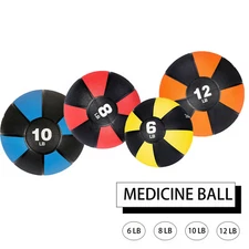 Multi-color Weighted Medicine Ball Exercise Ball for Body Fitness Workout Gym