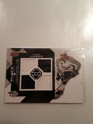 2008-09 Black Diamond Four Jerseys #BDJ-SW Shea Webber Nashville Predators 