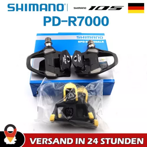 Shimano 105 PD-R7000 Pedały Carbon Rower szosowy Pedały zatrzaskowe z platformą SH11 - Zdjęcie 2 z 5
