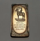 1 oz 999 Silver Bar RCMP Police - Frosty Rainbow Toning Great Lakes Mint - F7233