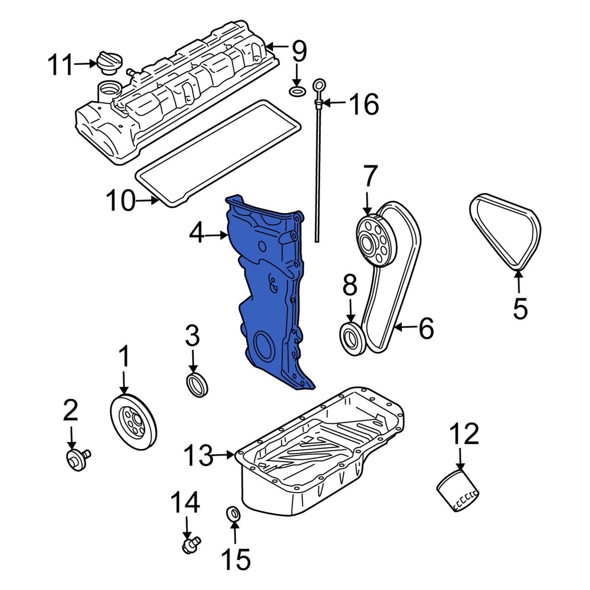 KJ 未開封 20枚 2007 Suzuki Sx4 Timing Chain Cover for sale online | eBay