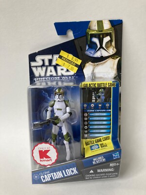 Star Wars The Clone Wars Clone Captain Lock K-Mart Exclusive Brand New Sealed