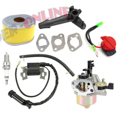Vergaser-Set Für Honda GX140 GX160 GX200 – Inkl. Luftfilter, Kraftstofffilter, Zündkerze, Dichtungen & Isolator – Für 5,5 PS & 6,5 PS Motoren