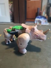 Rhinox Vintage Transformers Beast Wars Action Figure Incomplete 1995 Hasbro Toy