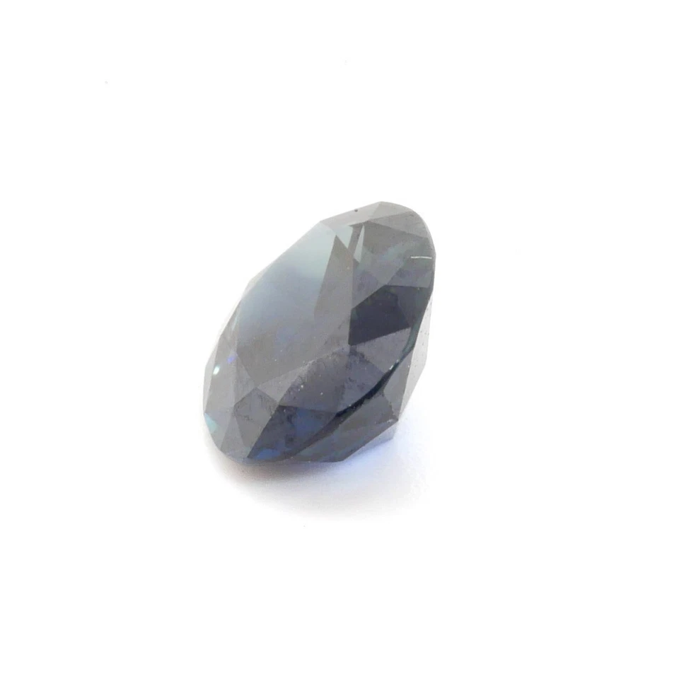 1.30 Ct Natural Parti-Color Blue Sapphire Oval Cut Certified Gemstone Madagascar - Image 4 of 4