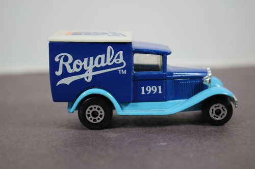 Vintage 1991 Matchbox Model A Ford Kansas City Royals MLB Baseball LQQK - Picture 3 of 6