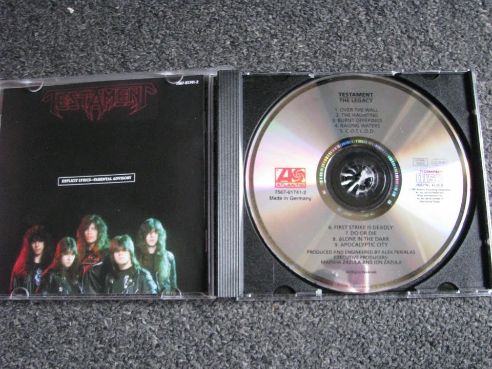 Testament-The Legacy CD-1987 Germany-Atlantic Records-7567 81741 2 - Bild 2 von 3