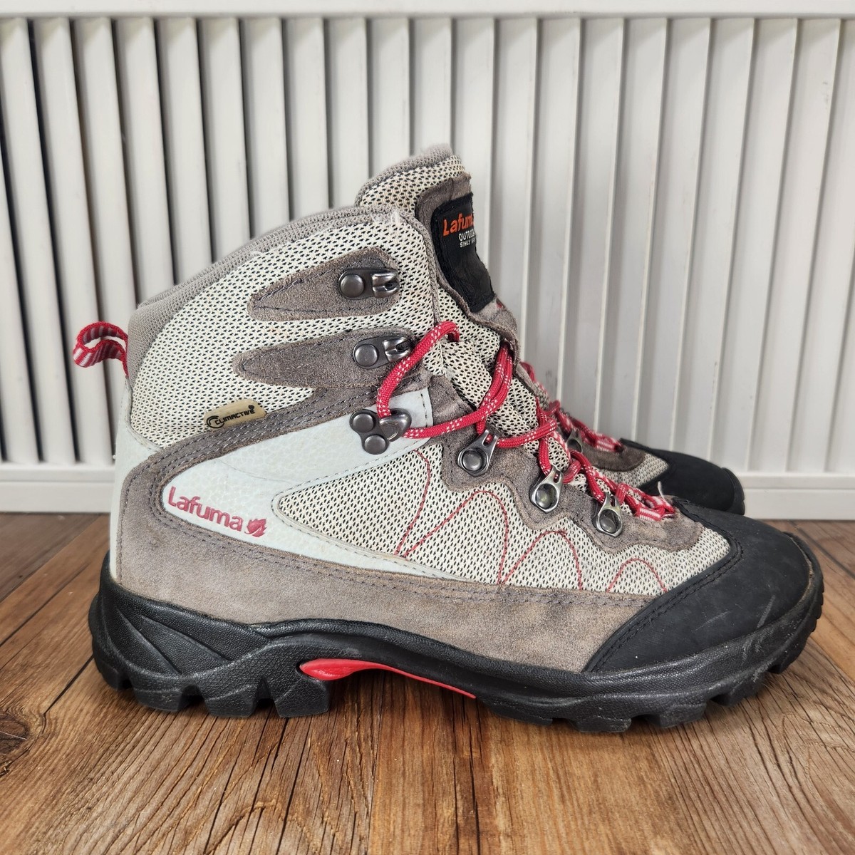 Lafuma Argentera Womens 8.5 Gray Trekking Hiking Trail Ankle Boots