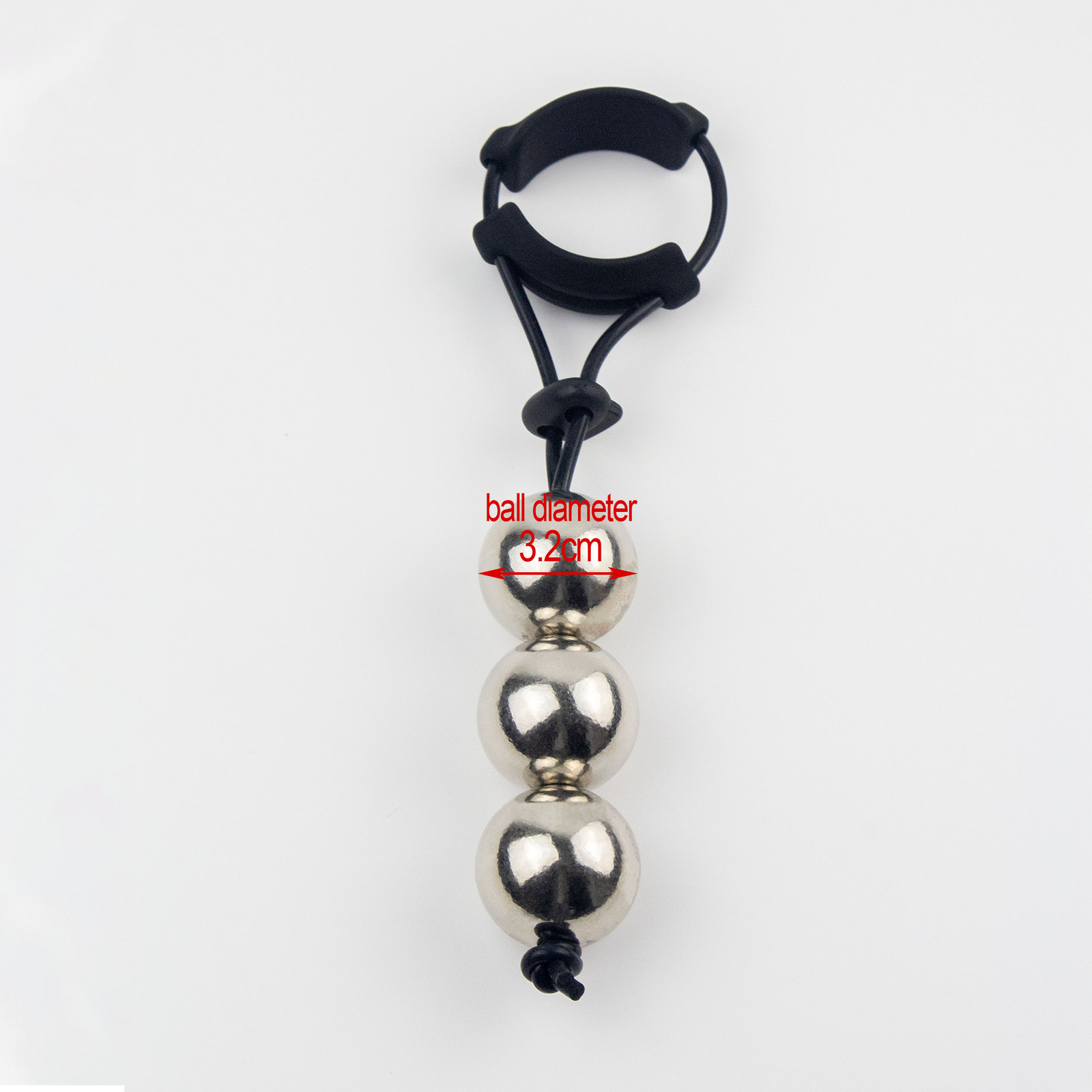 UK Metal Ball Weight Hanger Stretcher Extender Ring Chastity Enhance