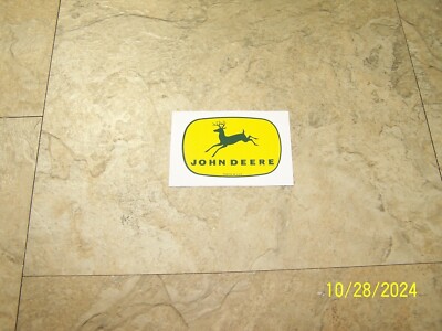 John Deere Chainsaw & Many Other Uses Yellow/Green Decal
