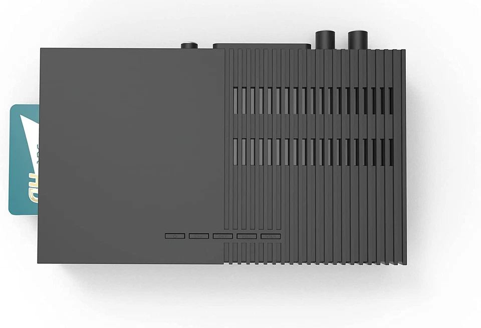 Decoder TIVUSAT con Scheda Tivusat hd hdmi scart tv 1080p Tessera Digiquest Ti9 - Immagine 4 di 4