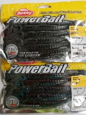 Lot Of (2) Berkley Powerbait Bearded Grass Pig- 5in, 6CT. Nice!!