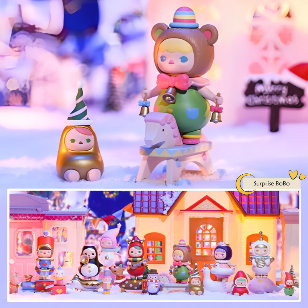 POP MART Pucky クリスマスミュージックパレード 2020 3箱 POP MART Pucky Christmas Music Parade Series Confirmed Blind