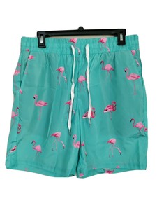 Pantalones cortos de natación para hombre Shein flamencos talla M nueva sin  etiquetas | eBay