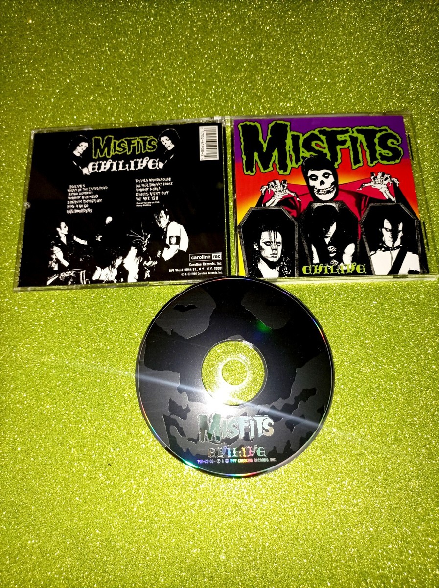 米LP Misfits Evilive PL9081 Caroline Records, Caroline Records /00260 Misfits-Evilive LP Caroline Plan 9 1987 Punk Vinyl 1st