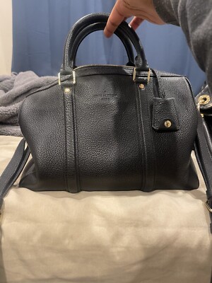 Authentic Louis Vuitton Blue Calf Leather Sofia Coppola MM Bag Purse Satchel WOW