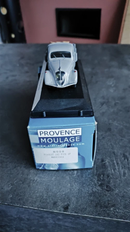 1/43 NATIONALE 7 PROVENCE MOULAGE RESINE PEUGEOT 202 PICK UP MARAICHER MIB - Photo 2/4