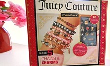 Juicy Couture Make it Real CHAINS  CHARMS Bracelet Kits Jewelry New REAL CHARMS