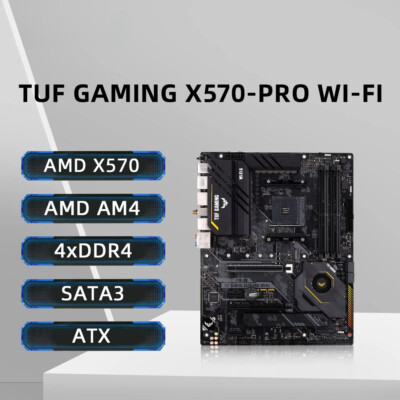 ASUS TUF GAMING X570-PRO WIFI Motherboard Support 5600G/X 5700X